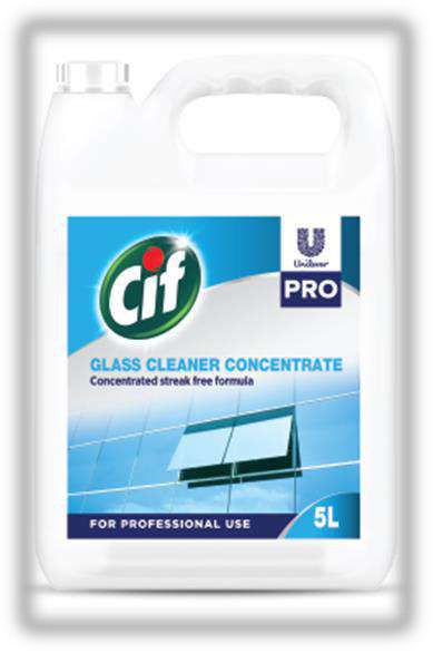 Cif Glass Cleaner Concentrate 5ltr